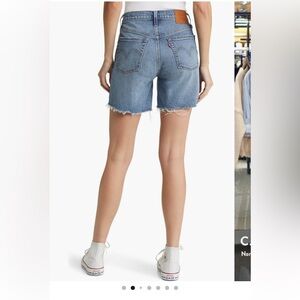 Levi’s 501 Mid Thigh Cutoff Denim Shorts